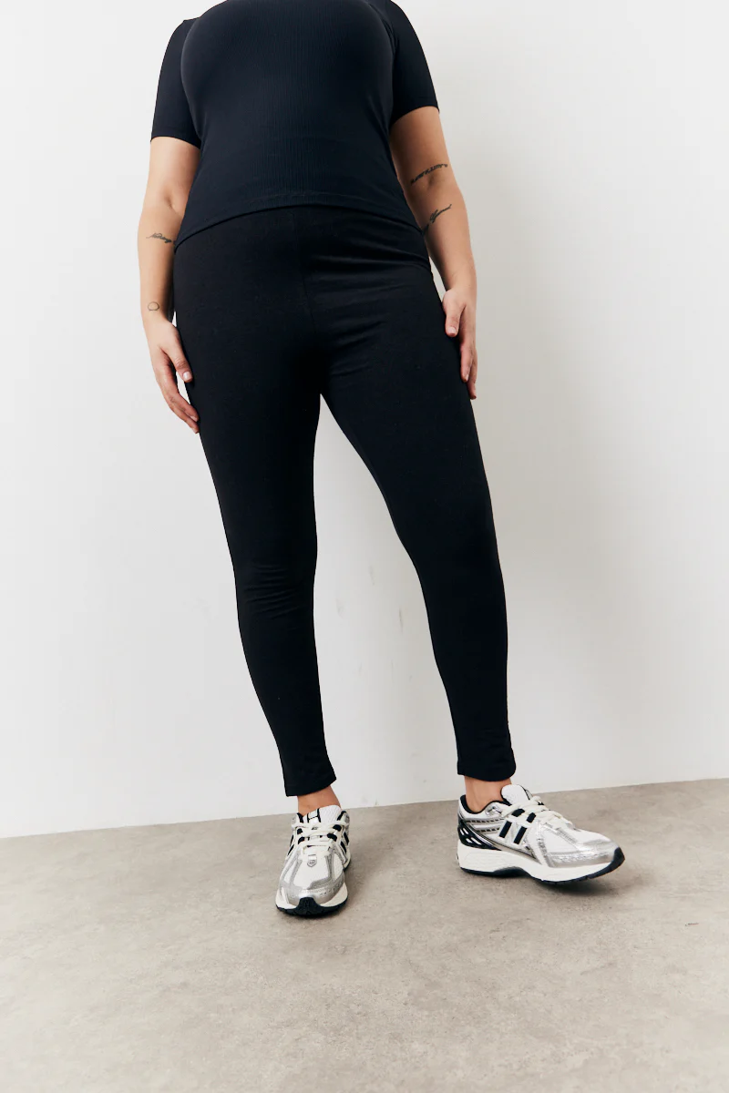 Black 2 Pack Jersey Kickflare and Legging - Image 15