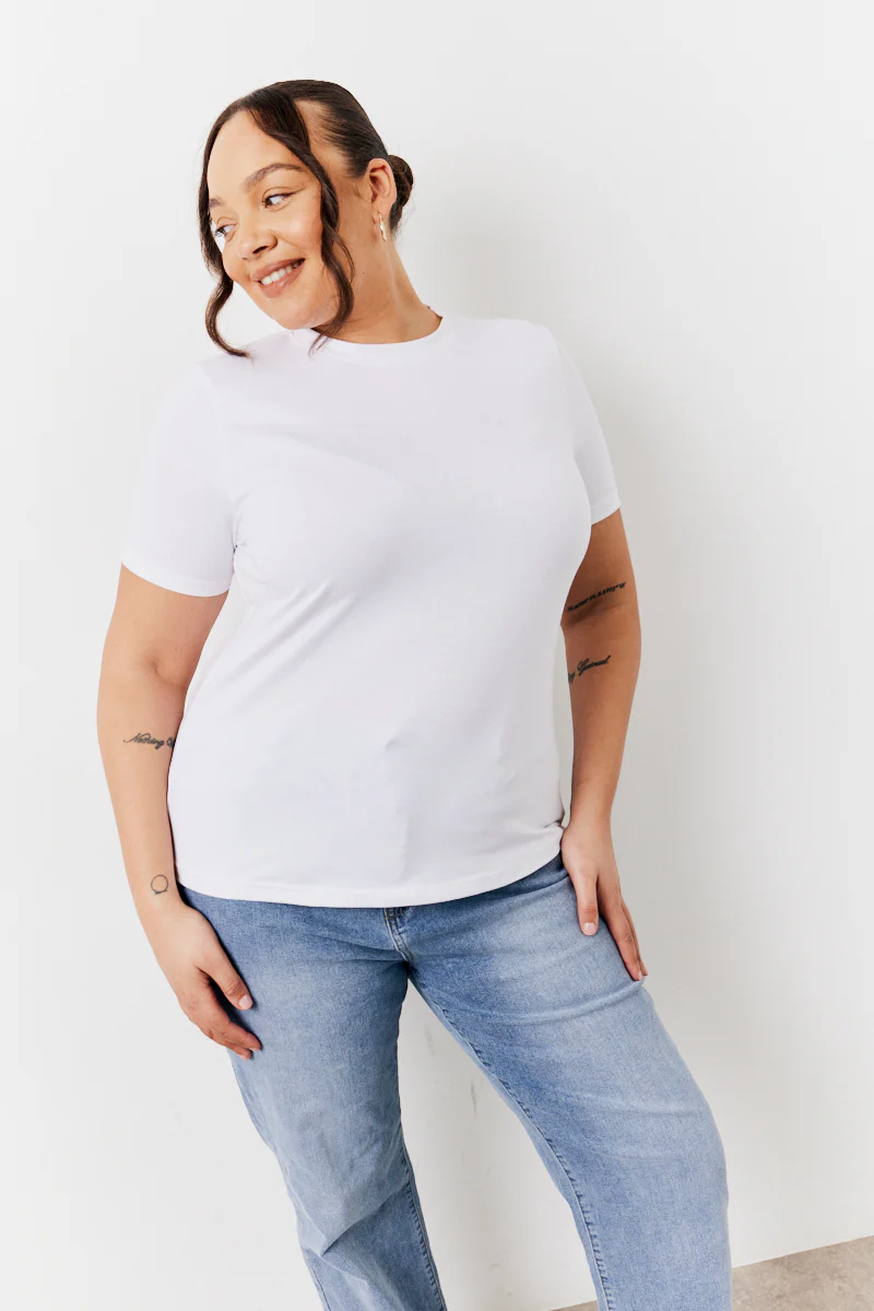 Black and White 2 Pack Slim Fit Crew Neck T-Shirt - Image 5