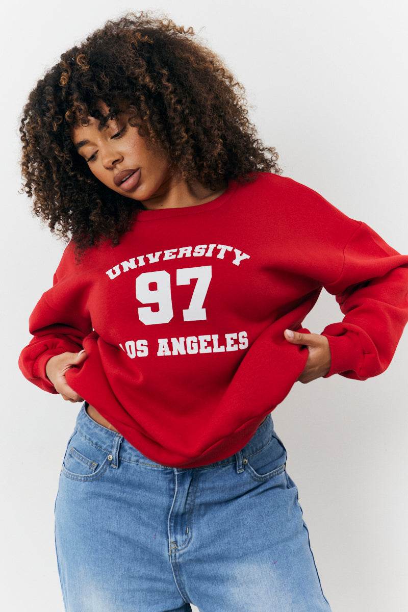 97 Printed Varsity Sweatshirt - Image 5