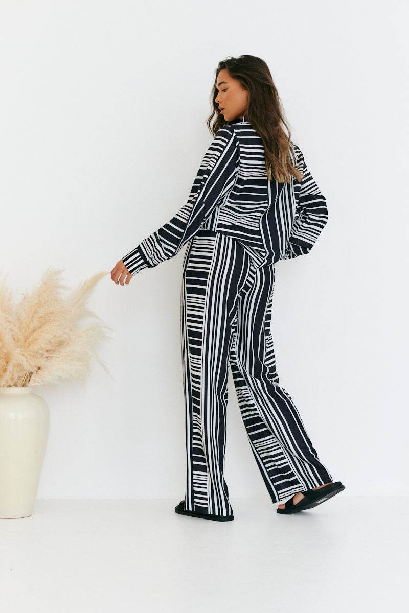 Abstract Stripe Co-Ord Shirt - Image 10
