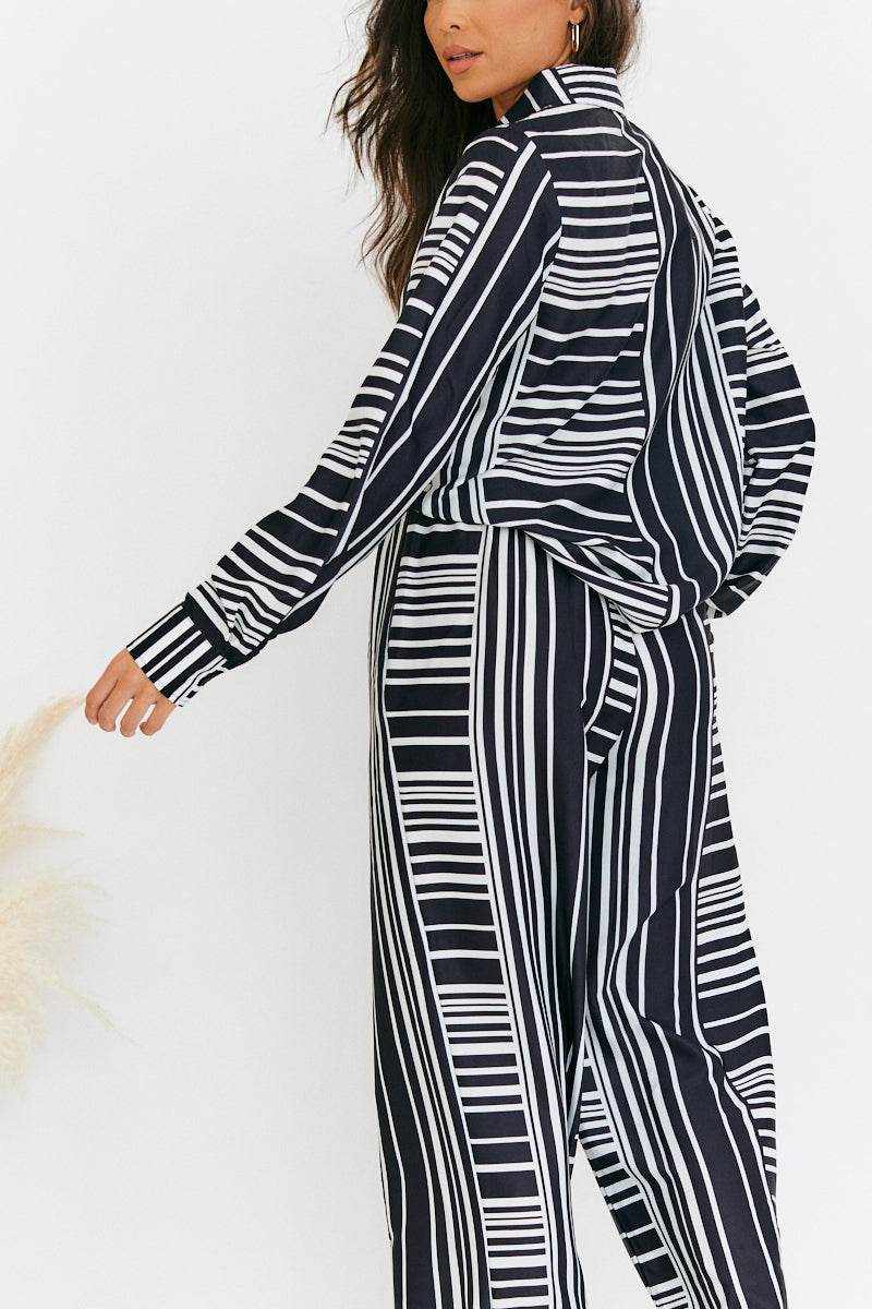 Abstract Stripe Co-Ord Shirt - Image 5