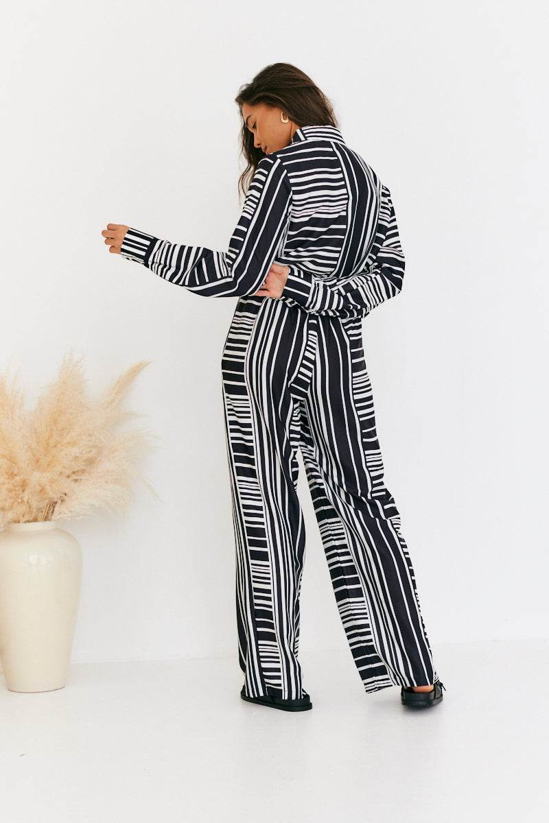 Abstract Stripe Co-Ord Trouser - Image 2
