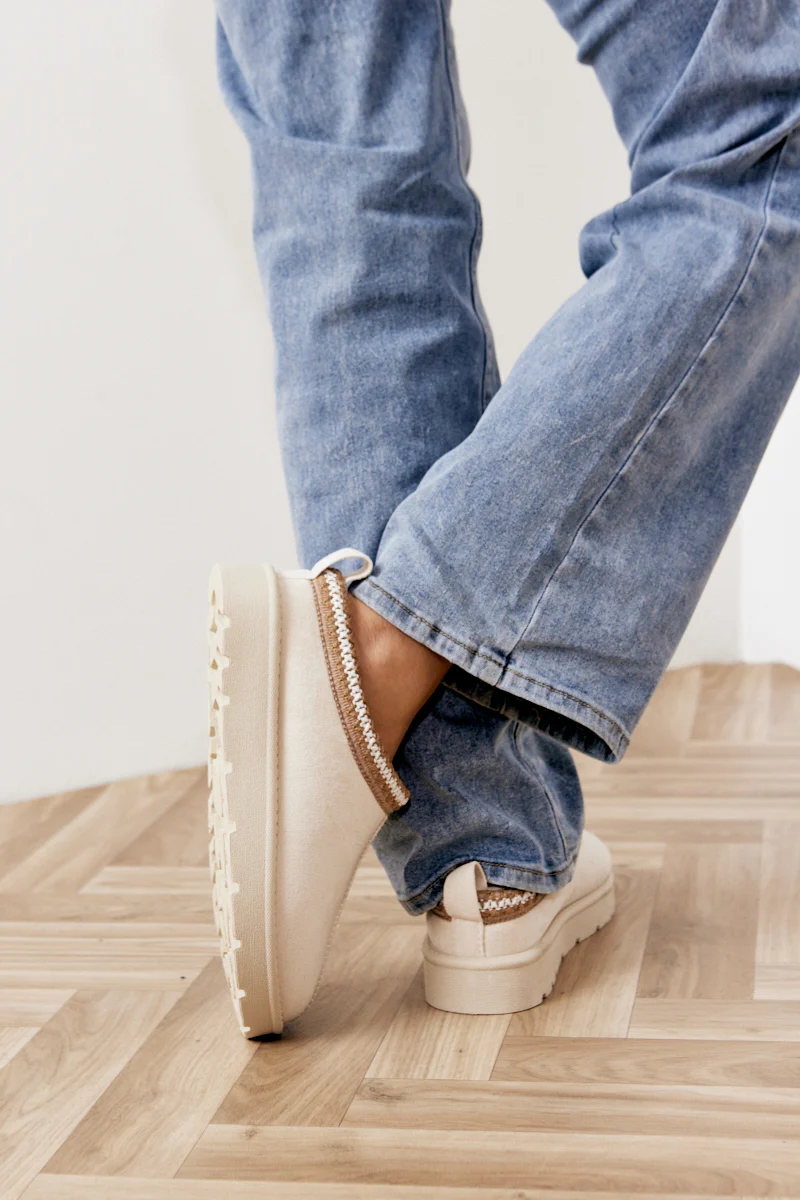 Aztec Faux Suede Shoe - Image 2