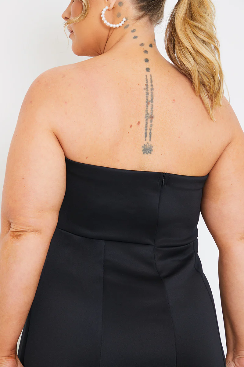 Bandeau A Line Mini Dress - Image 7