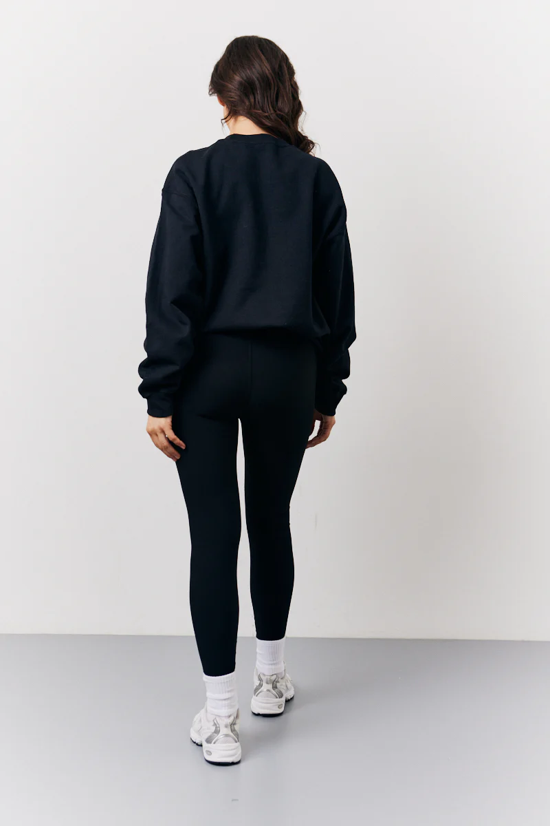 Black Team Bride Slogan Sweatshirt - Image 4
