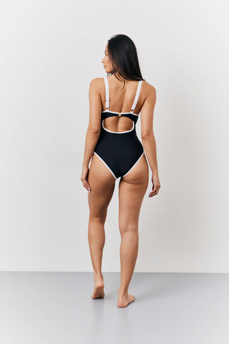 Black U Bar Swimsuit - Image 4