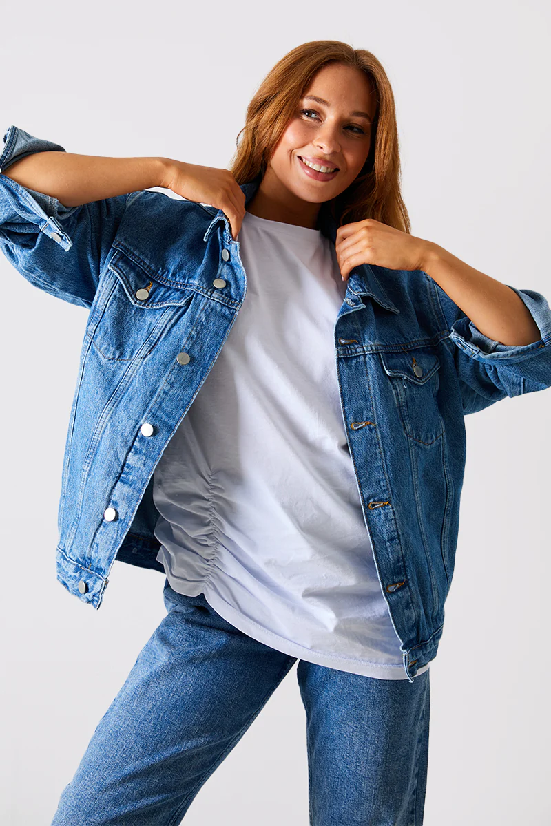 Blue Denim Jacket - Image 3
