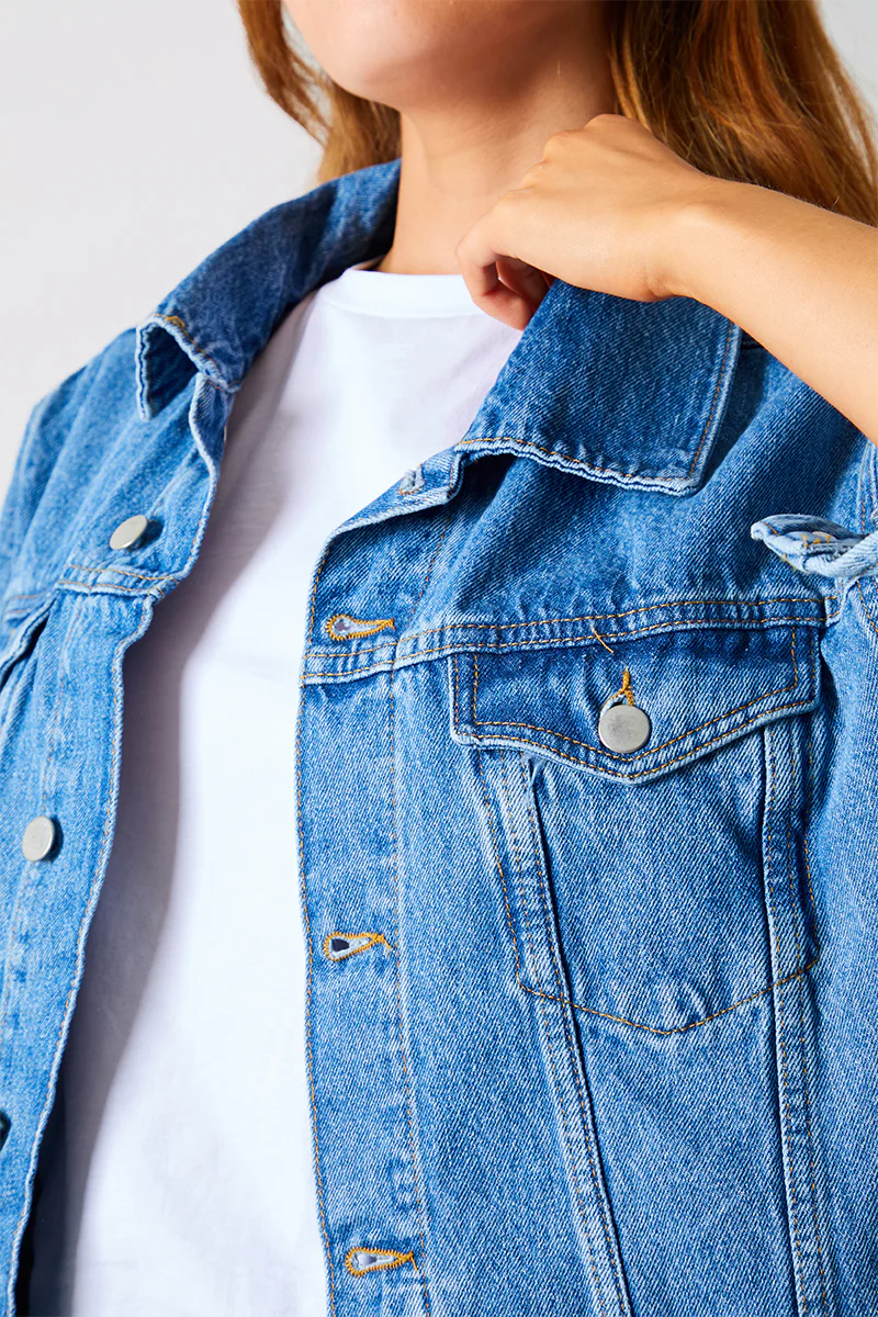 Blue Denim Jacket - Image 4