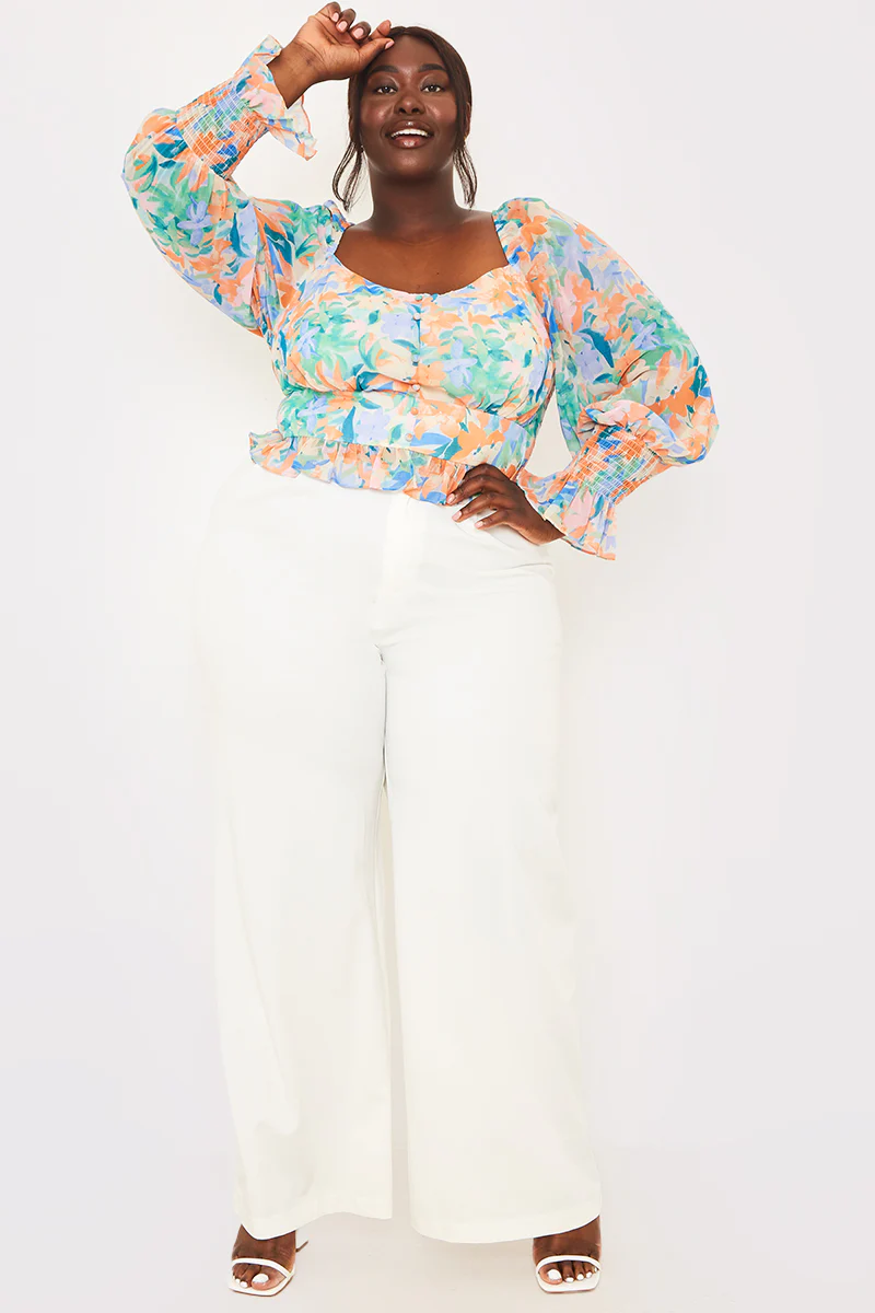 Floral Milkmaid Blouse - Image 6