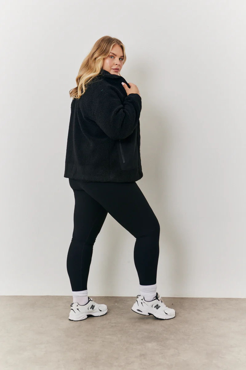 Borg Jacket With Pocket Detail - Image 8