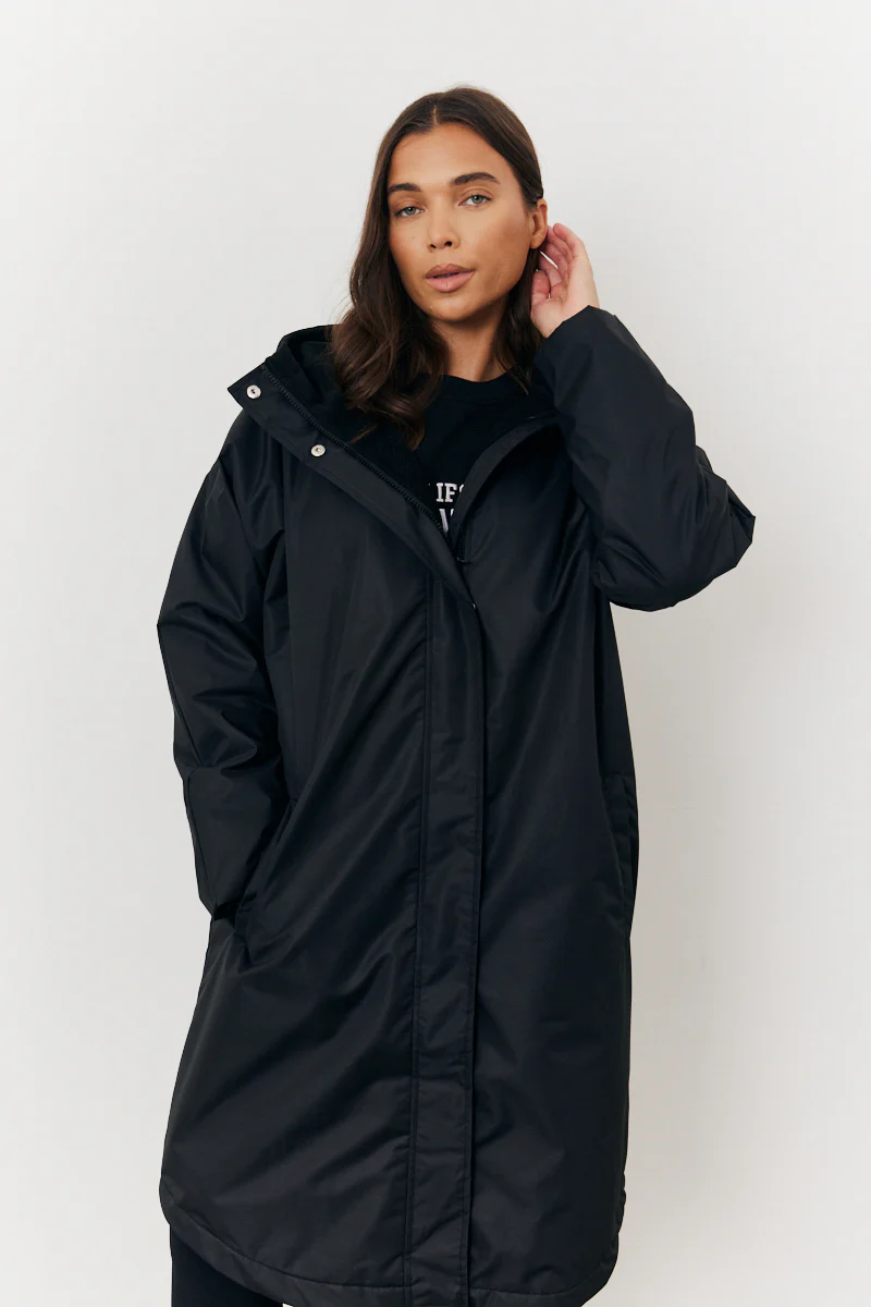 Showerproof Borg Lined Coat - Image 3