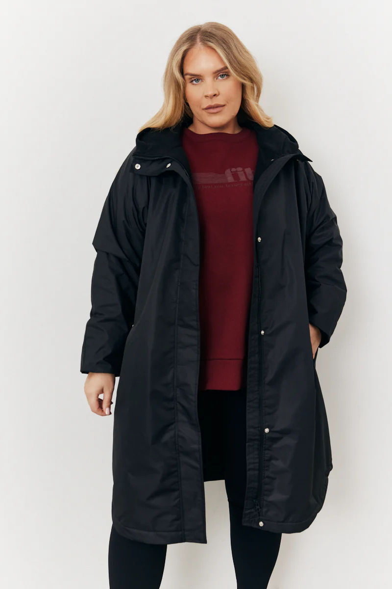 Showerproof Borg Lined Coat - Image 4