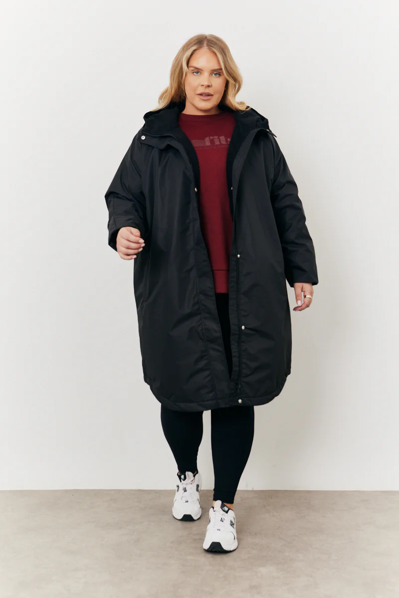 Showerproof Borg Lined Coat - Image 5