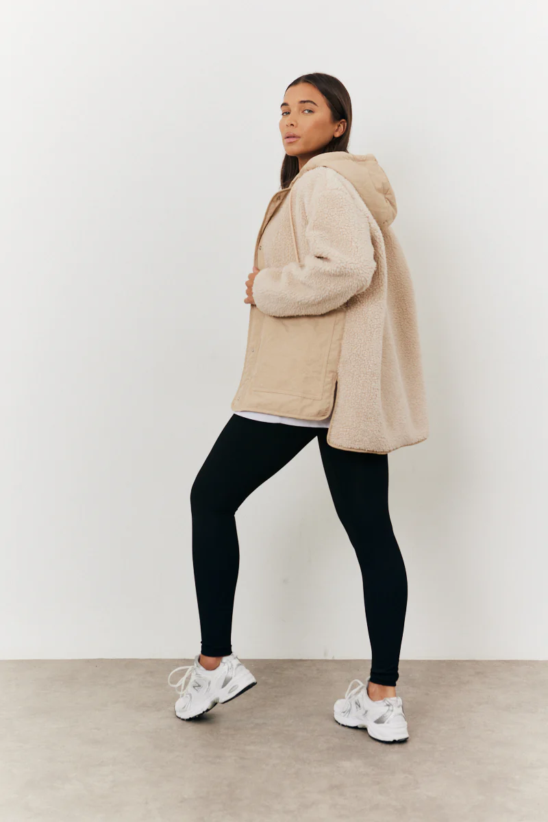 Borg Patched Quilted Jacket - Image 5