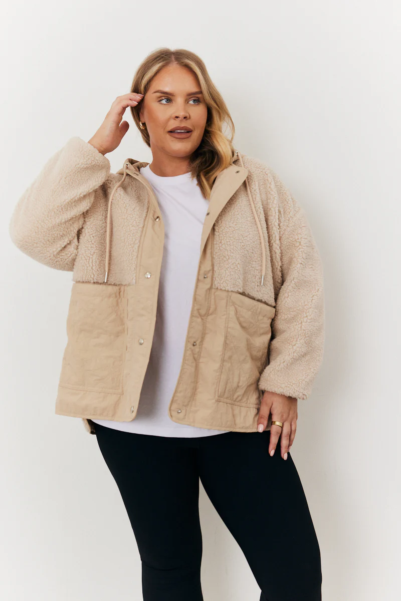Borg Patched Quilted Jacket - Image 6