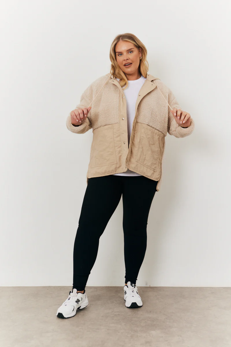 Borg Patched Quilted Jacket - Image 7