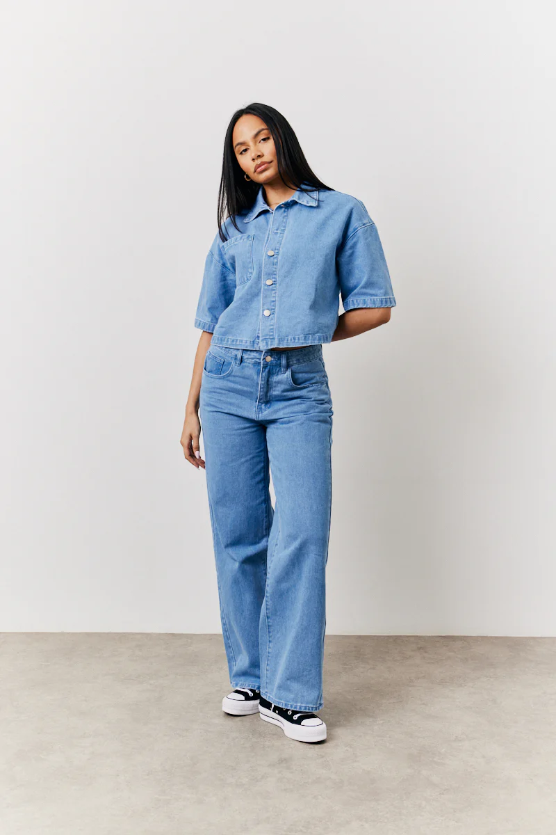 Boxy Denim Shirt - Image 2