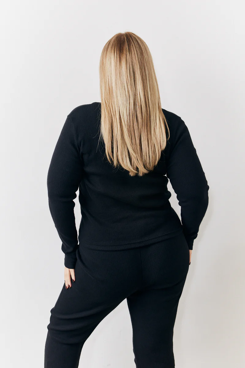 Brushed Rib Co Ord Cardigan - Image 7