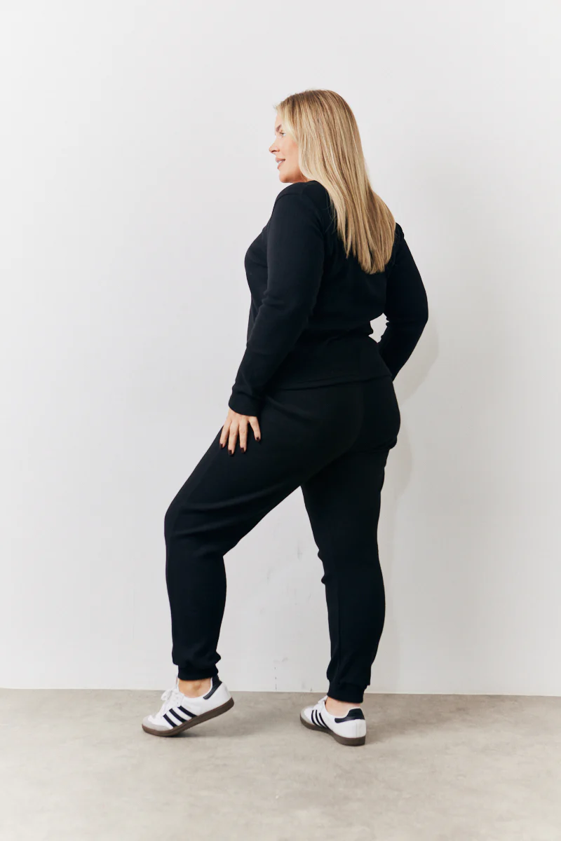Brushed Rib Co Ord Cardigan - Image 8