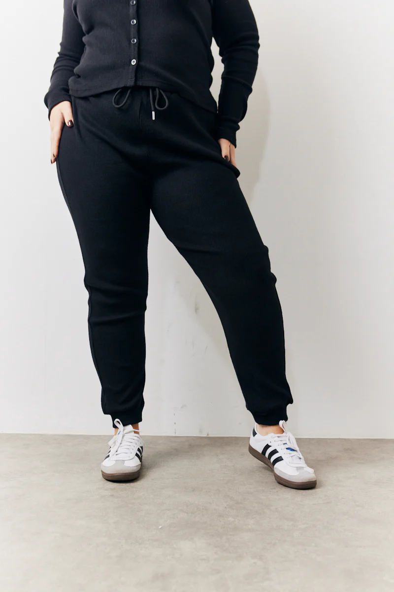 Brushed Rib Co Ord Slim Joggers - Image 6