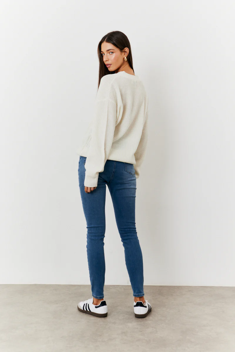 Button Front Knit Cardigan - Image 5
