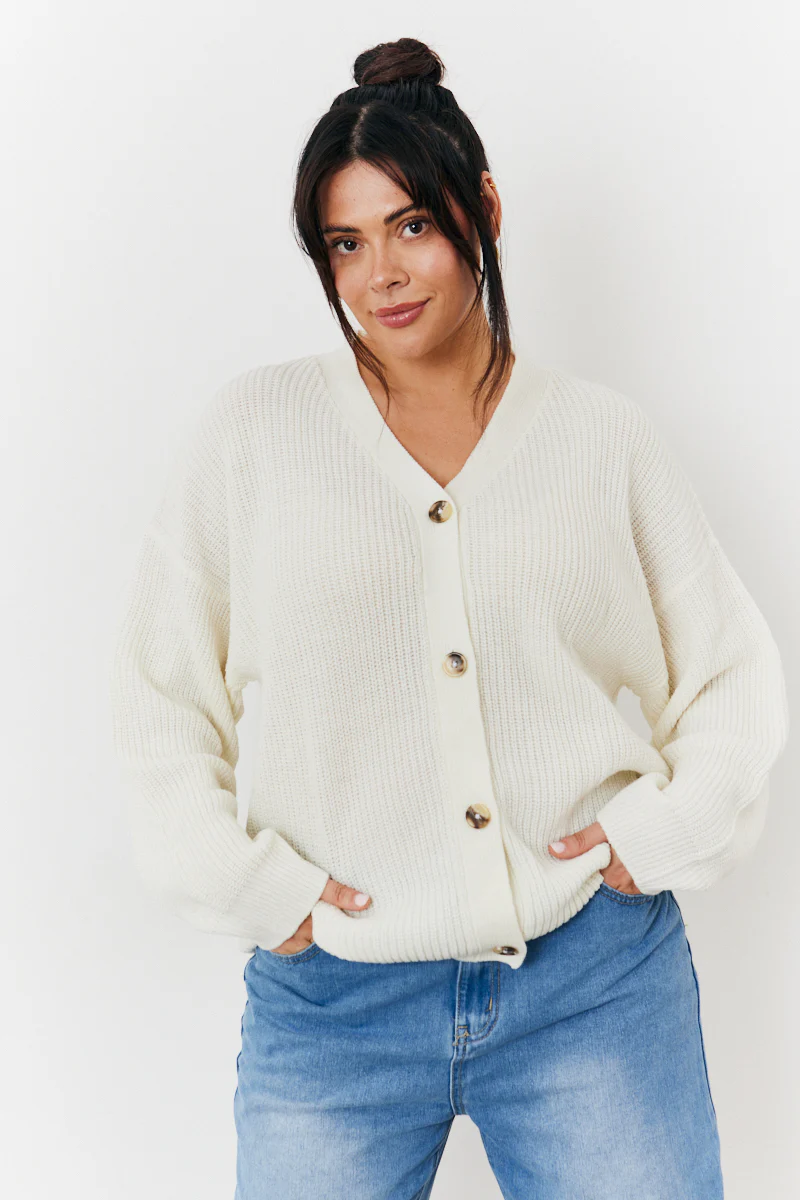 Button Front Knit Cardigan - Image 6