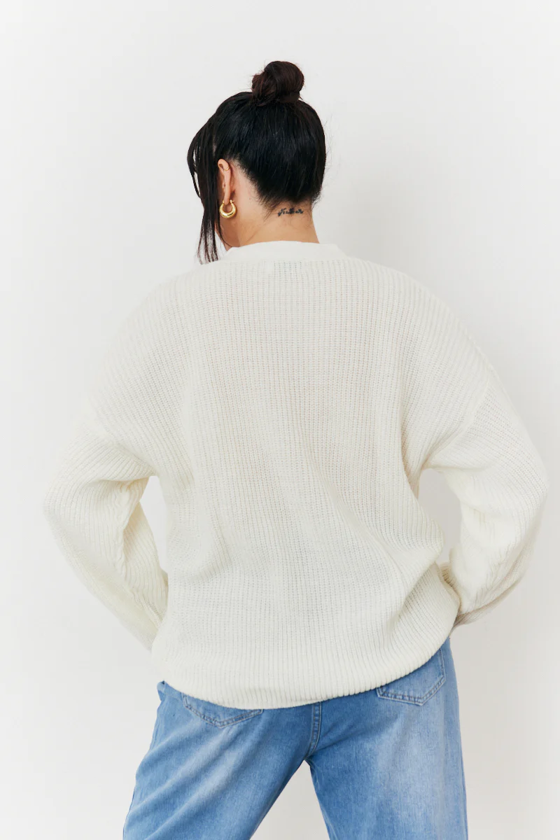 Button Front Knit Cardigan - Image 8