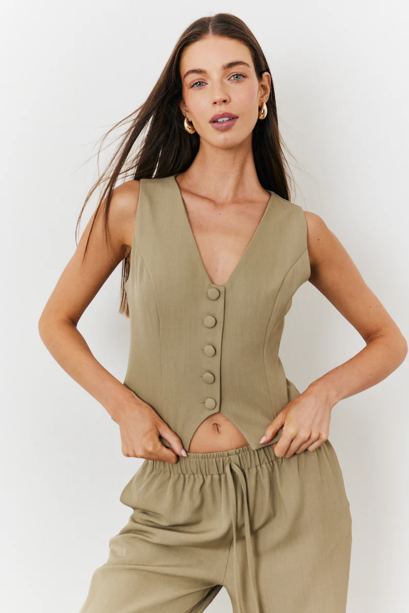 Button Through Waistcoat - Image 9