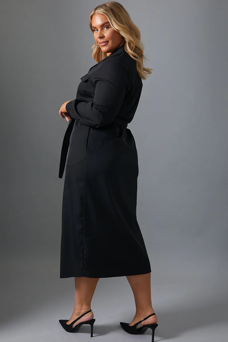 Button Up Belted Dress - Image 14