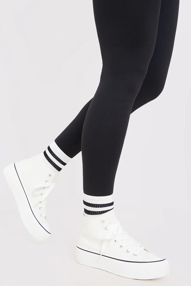 Canvas High Top Trainers - Image 3
