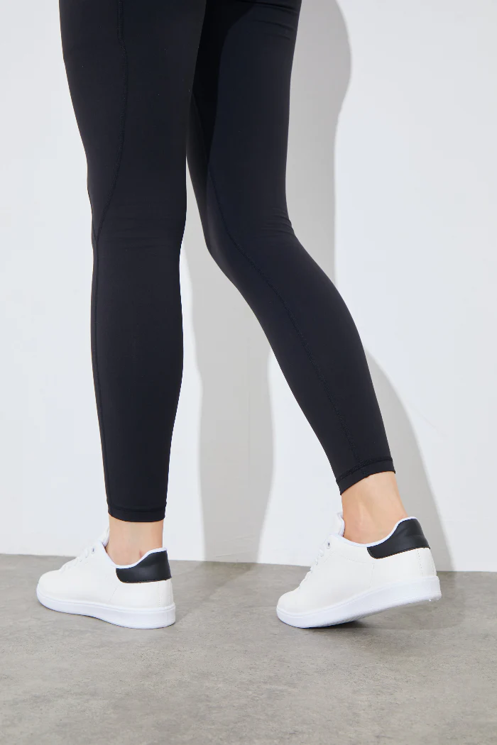 Contrast Colour Heel Lace up Trainers - Image 2