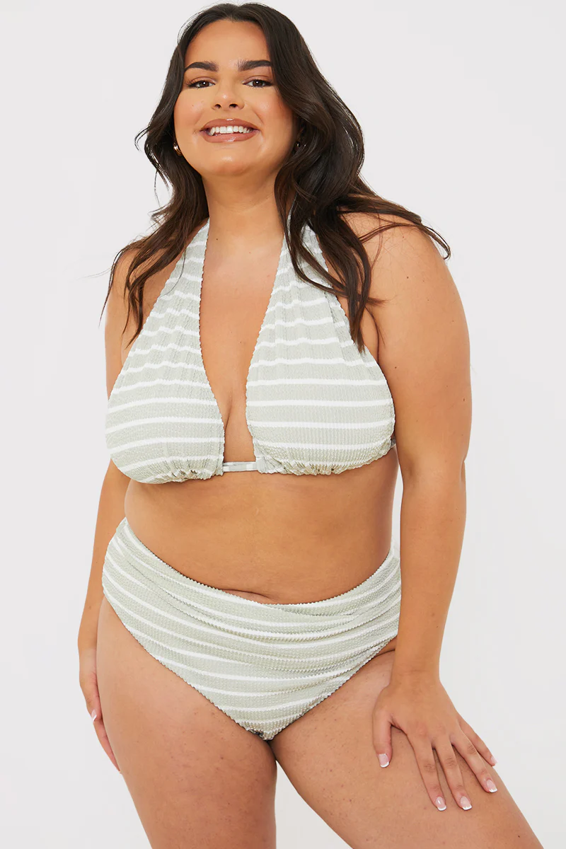 Control Stripe Boomerang Bikini Bottoms - Image 5