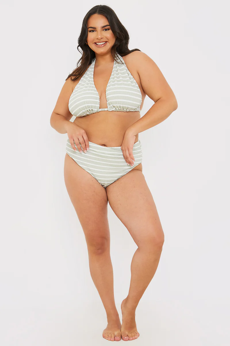Control Stripe Boomerang Bikini Bottoms - Image 6
