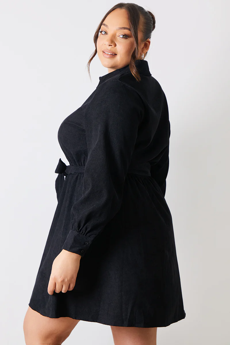 Corduroy Shirt Dress - Image 6