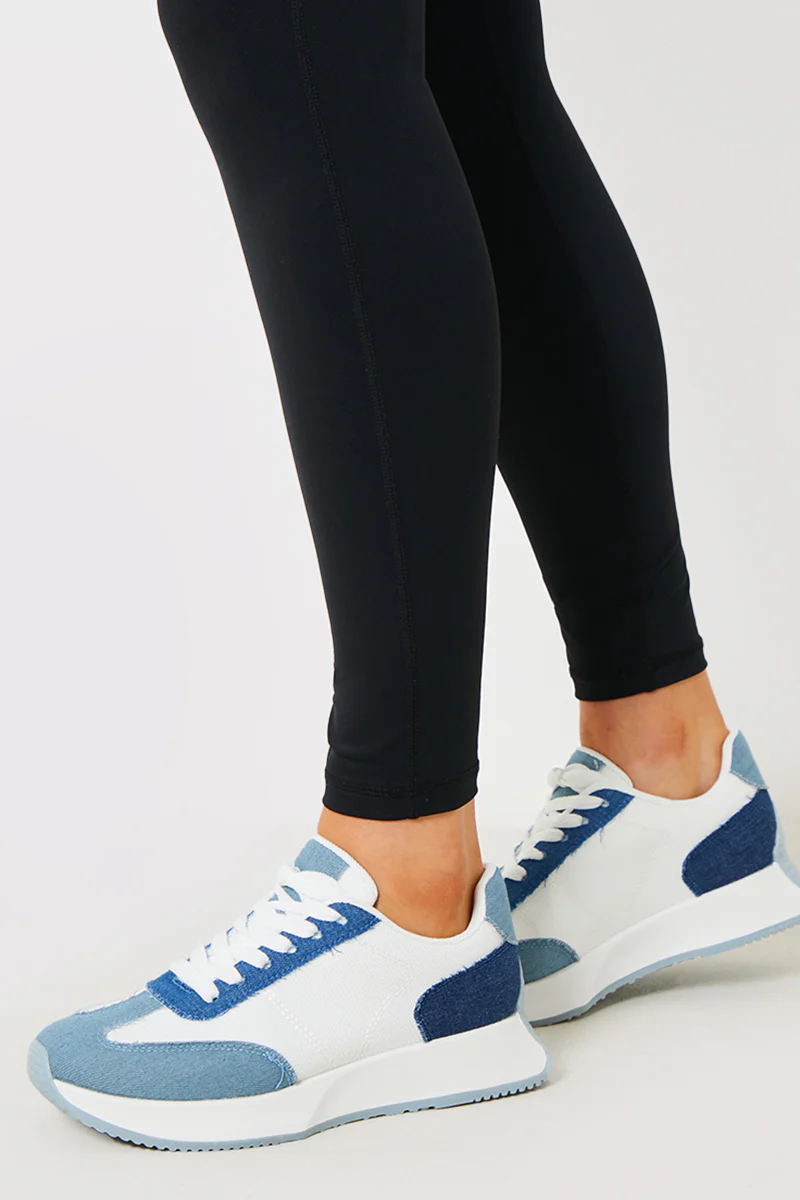 Denim Contrast Detail Trainer - Image 2