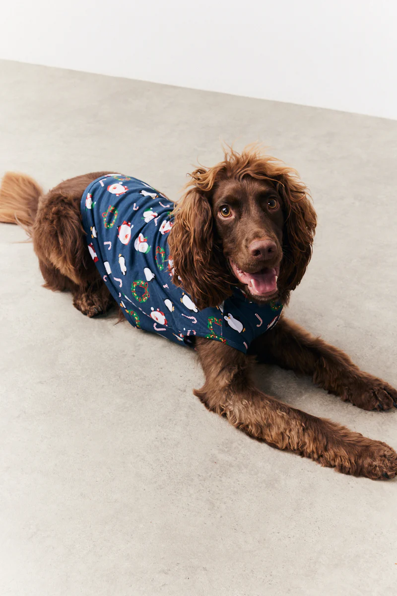 Dog Festive Print Pyjama - Image 2
