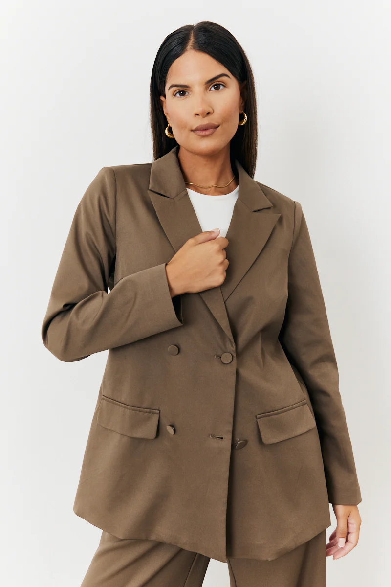 Double Breasted Tailored Co-Ord Blazer - Image 2