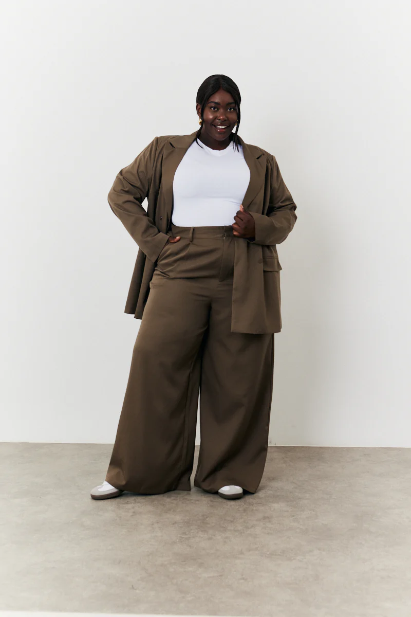 Double Breasted Tailored Co-Ord Blazer - Image 7