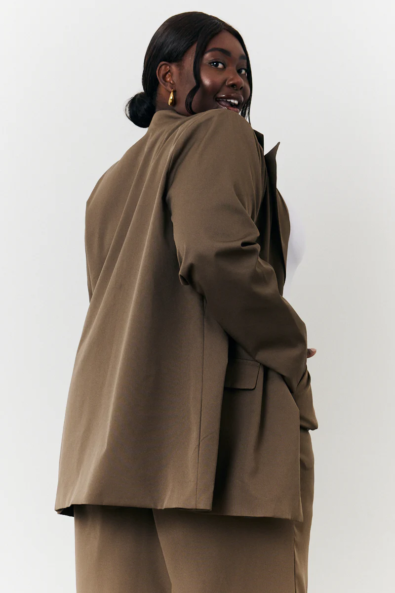 Double Breasted Tailored Co-Ord Blazer - Image 8