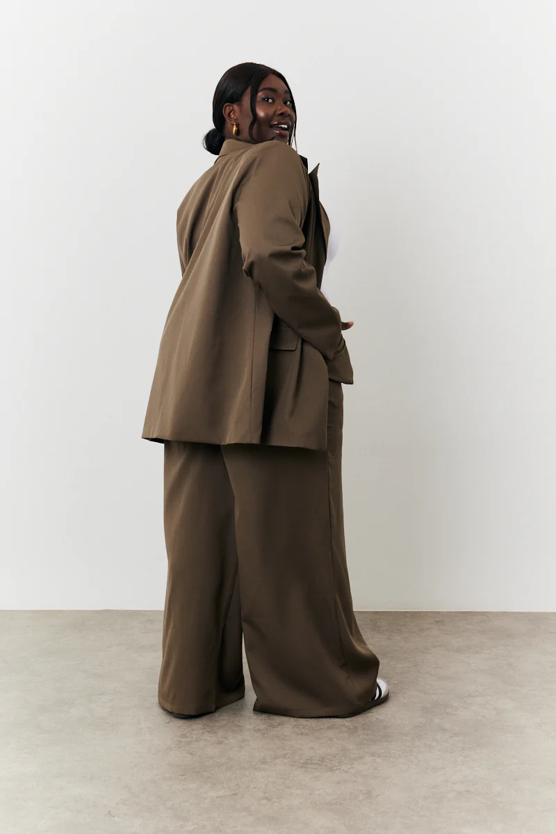 Double Breasted Tailored Co-Ord Blazer - Image 9
