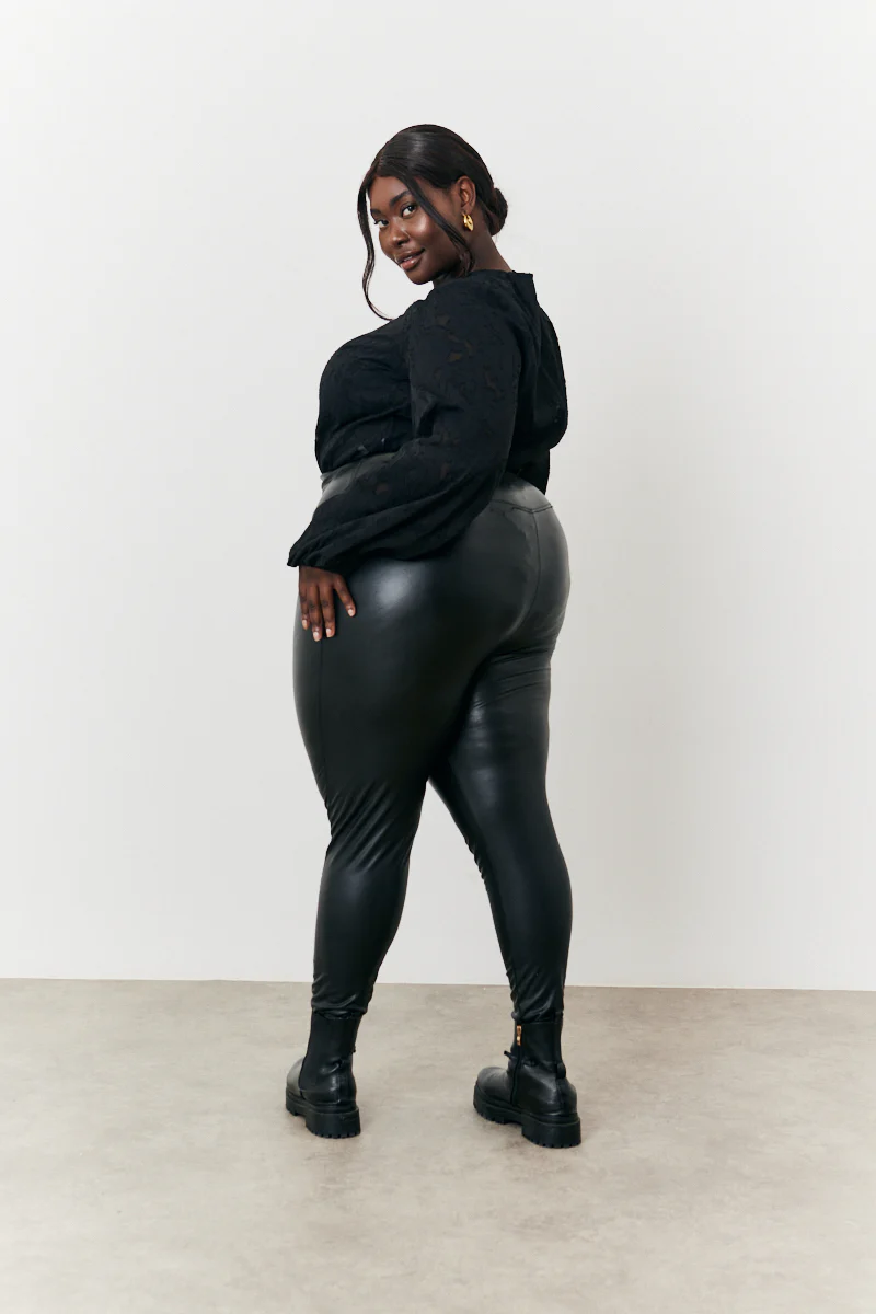 Jacquard Balloon Sleeve Bodysuit - Image 8