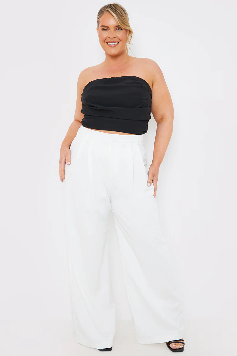 Draped Strapless Corset Top - Image 6