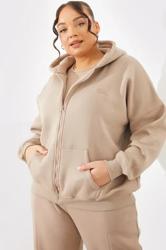 Embroidered Zip Up Jersey Jacket - Image 14