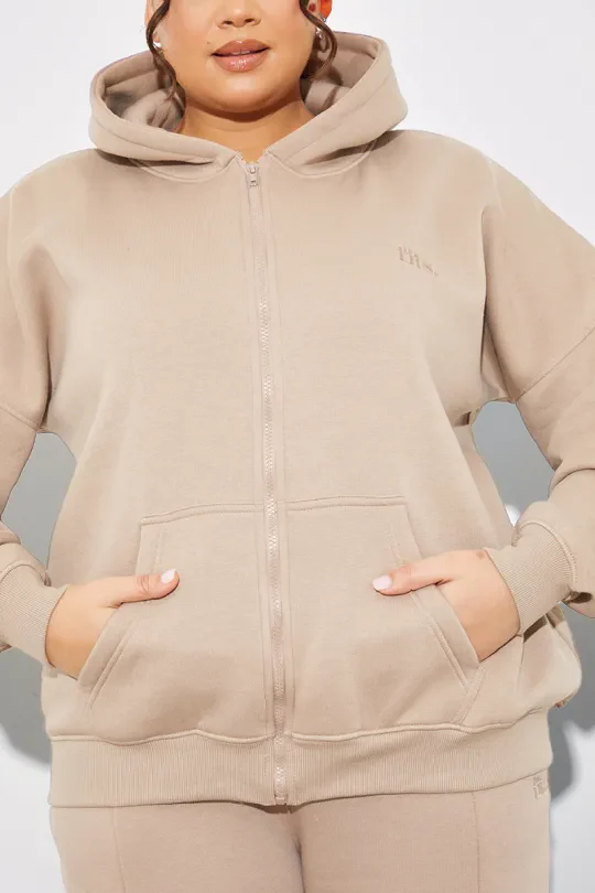 Embroidered Zip Up Jersey Jacket - Image 18