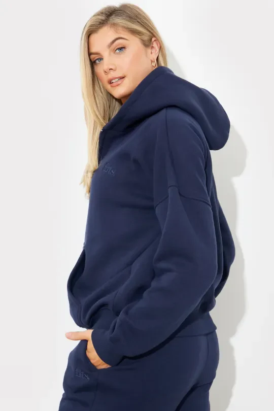 Embroidered Zip Up Jersey Jacket - Image 6