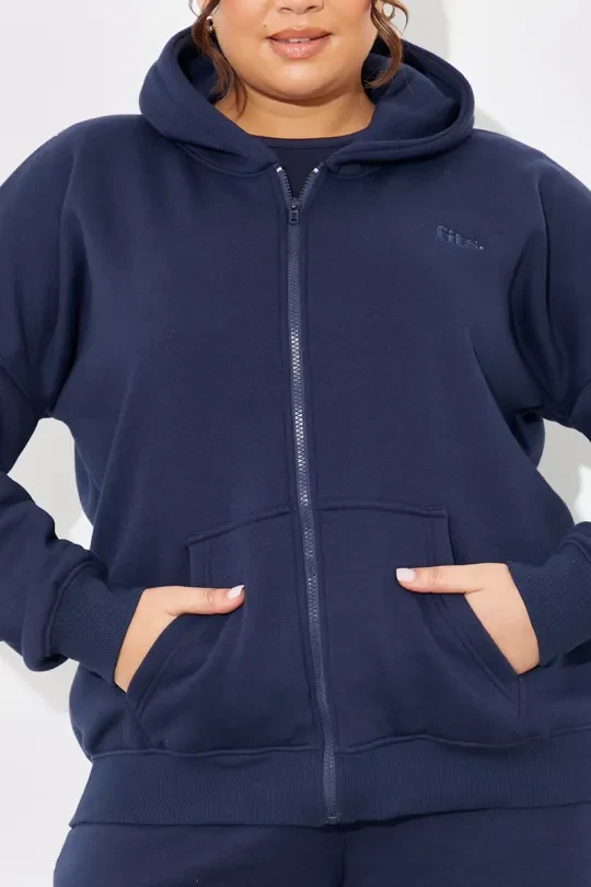 Embroidered Zip Up Jersey Jacket - Image 8