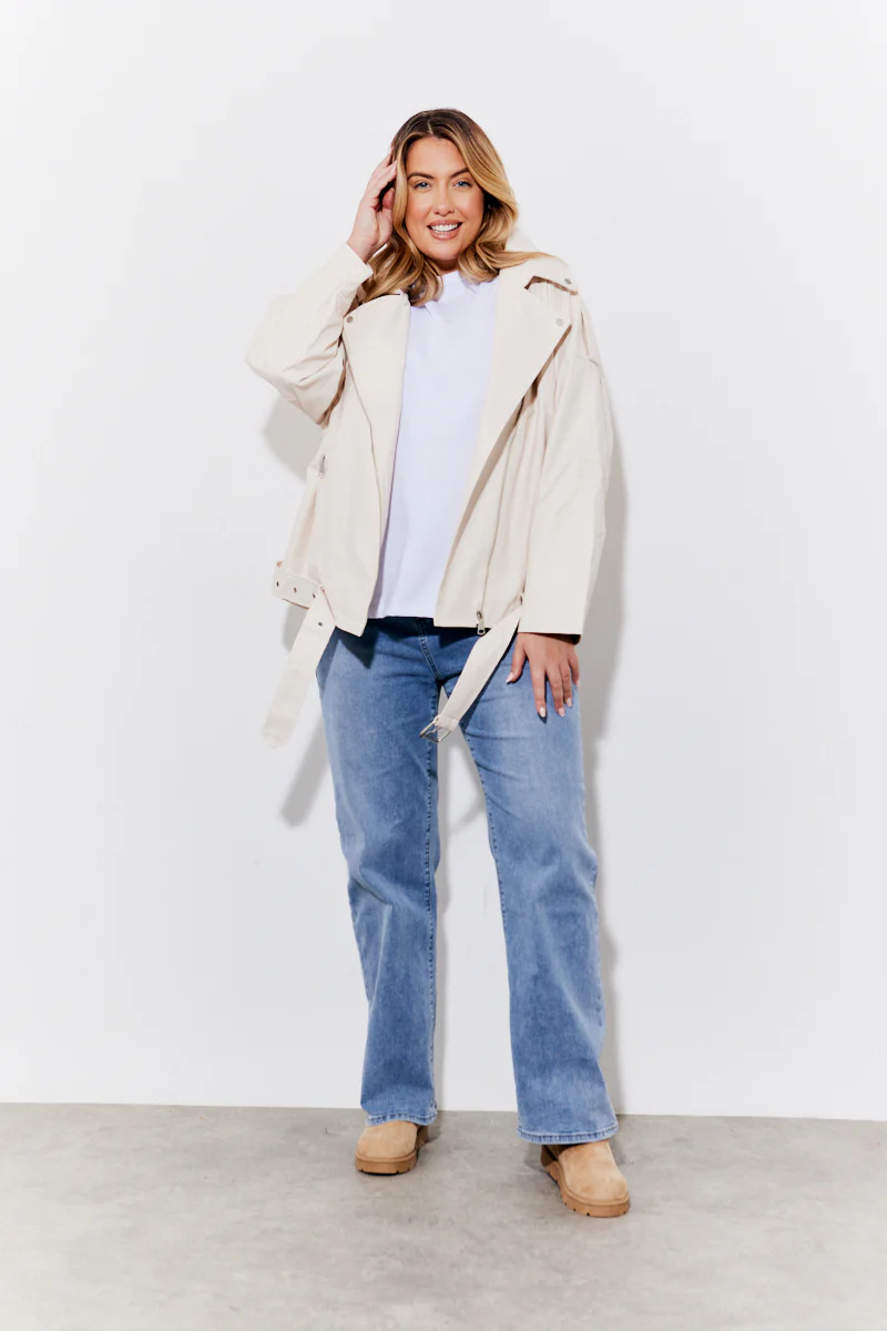 Faux Leather Biker Jacket - Image 5