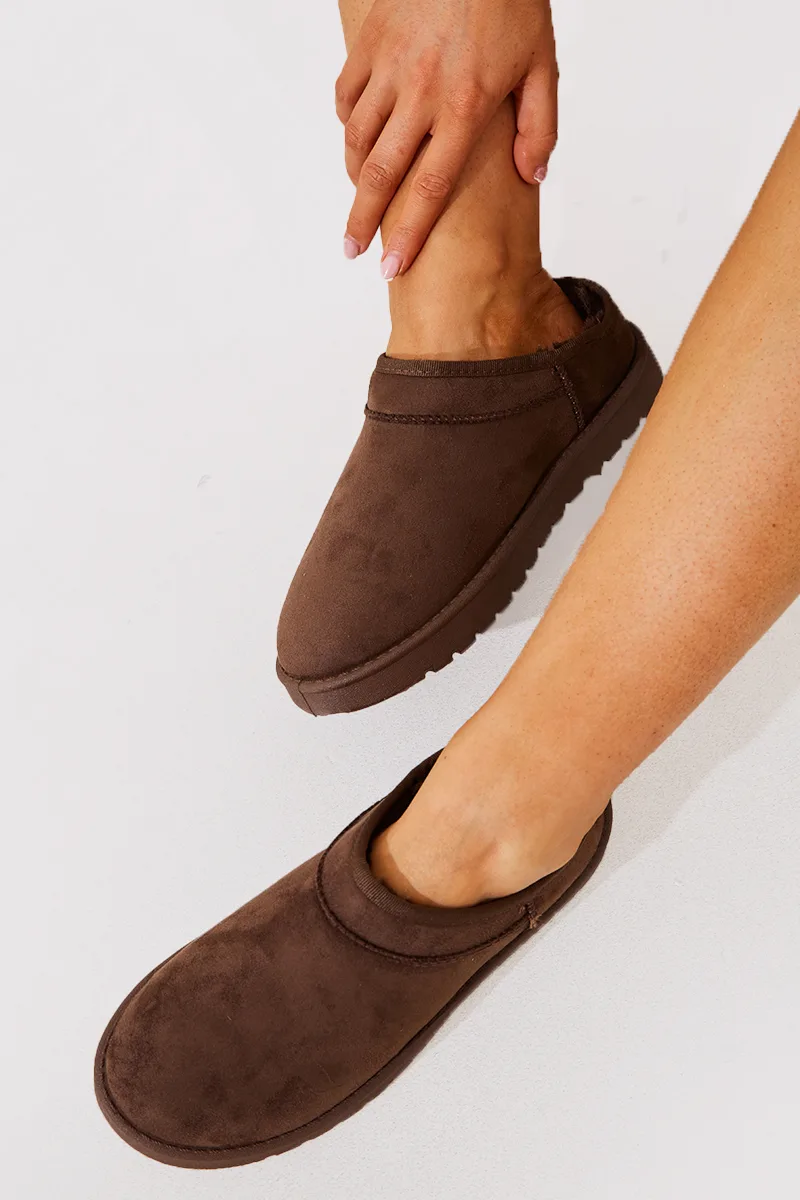 Faux Suede Flat Shoe - Image 2