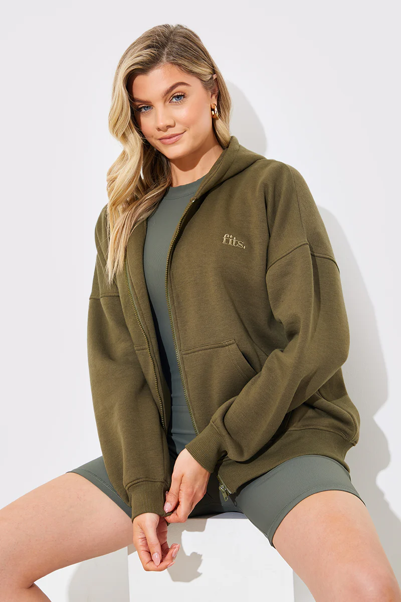 FITS EMBROIDED ZIP UP JERSEY JACKET - Image 18