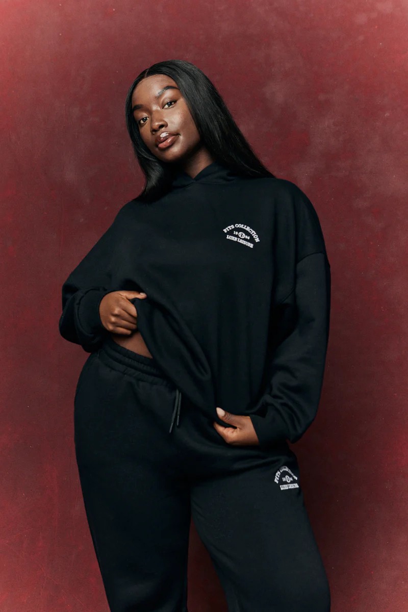 Fits Embroidered Co-Ord Hoodie - Image 7